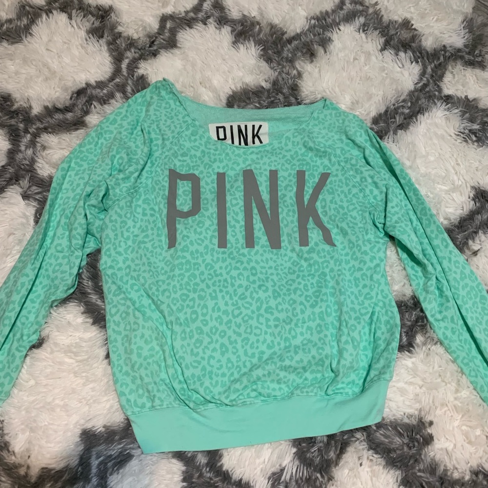 PINK teal long sleeves